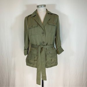 Fenn Wright Manson jacket with rolled sleeves, size Large